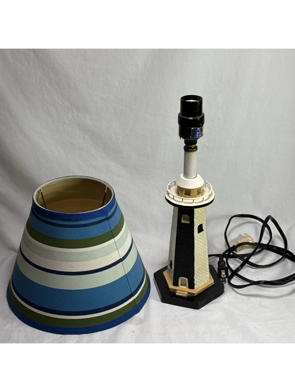 Lighthouse Table Lamp Vintage Beautiful Nautical Sea Lovers Decor Beach Ocean